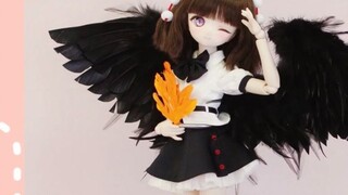 ★Complete the cute [Reimei Maru Fumi] COS in 5 minutes ★ Doll clothes change MDD Touhou Project BJD 