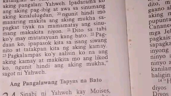 Pang Araw  Araw na Talata     Exodus 33:18-23