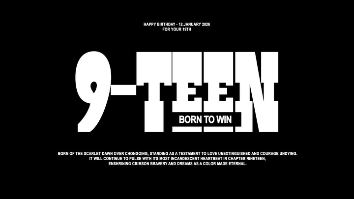 【Tô Tân Hạo | Chúc mừng sinh nhật tuổi 19】9-TEEN