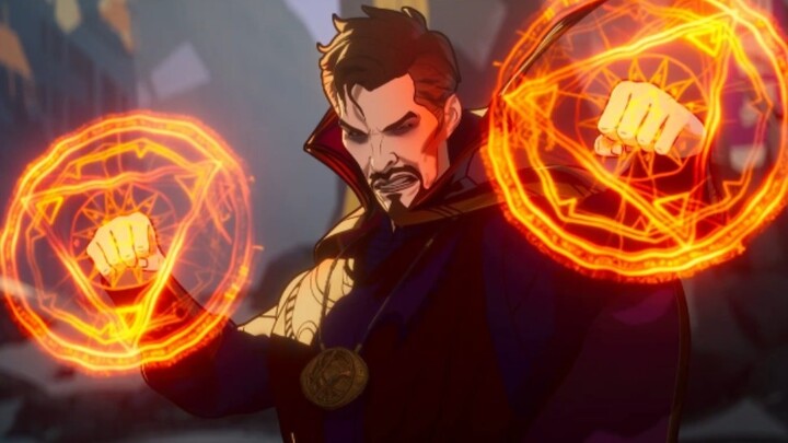 [Anime][Avengers]Dark Dr.Strange Playing Dark Magic