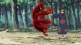 Pain vs Six Tails, Naruto clones receive Chakra from the Nine-Tails, 3 shinobi perform teleportation