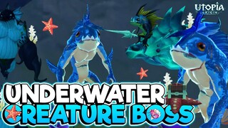 All Underwater Mini Bosses | Giant Weird Hikali | Hikali Twisted Behemoth | Utopia:Origin