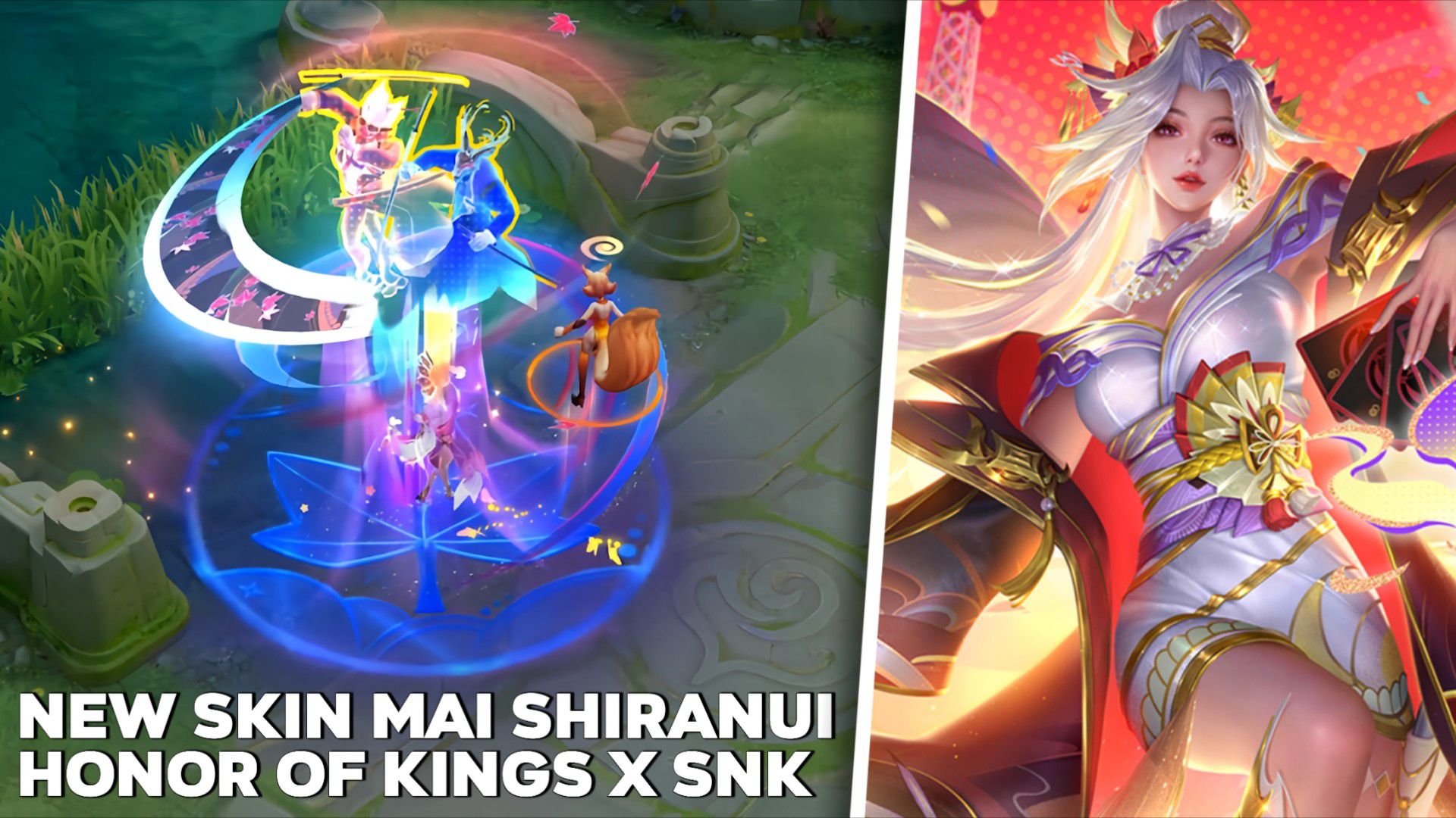 Pesona Wanita Mahal! New Skin Mai Shiranui - Honor of Kings x SNK - BiliBili