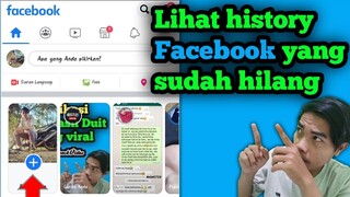 cara melihat history facebook yang sudah dihapus