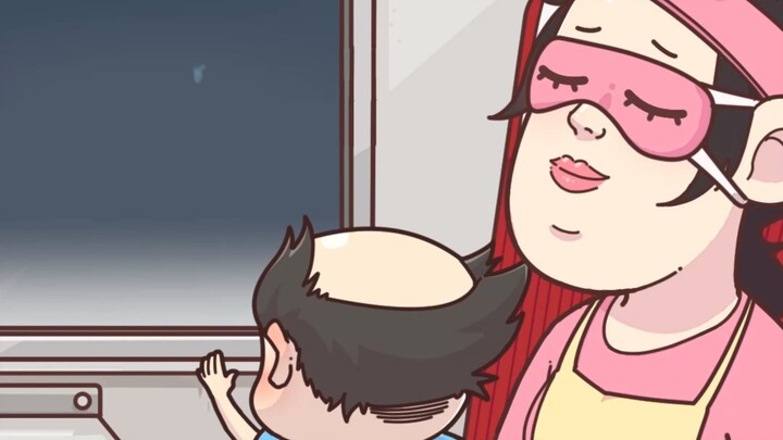 ทำยังไงดีเมื่อลูกน้อยร้องโวยวายบนรถไฟ? ลงมือทำแล้วบอกคำตอบให้เขาเอง!