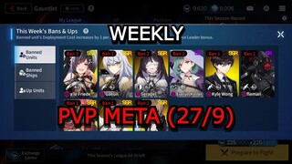 Luận bàn Meta PvP (27/09) - Lại cho ae xem CS đỉnh cao || Counter: Side