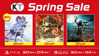 KOEI TECMO Spring Sale 2022