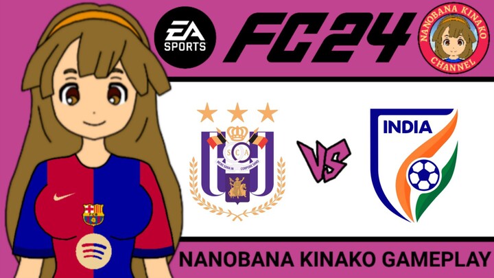 Kinako FC 24 | RSC Anderlecht 🇧🇪 VS 🇮🇳 India