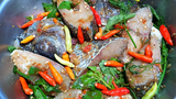 931 หมกหม้อปลานิล แซ่บ นัว Thai Steamed Curried Fish