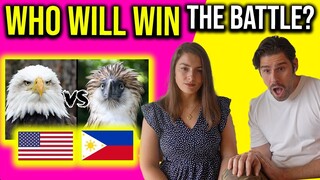 PHILIPPINES Vs. USA Eagle - Which is the STRONGEST? Foreigners Reaction