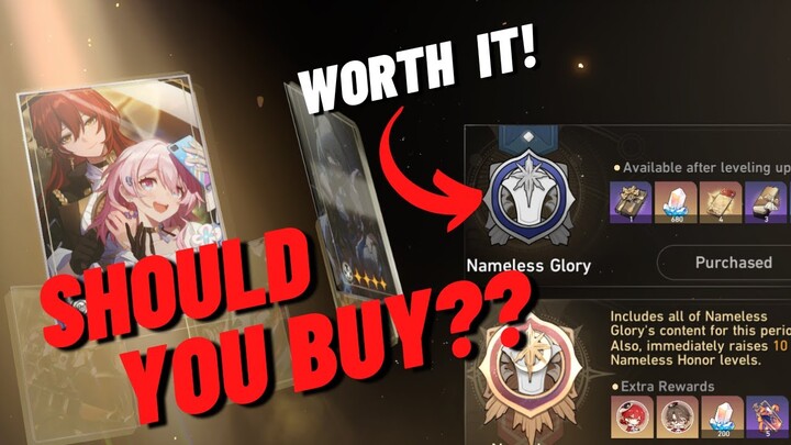 Honkai Star Rail: Should You BUY the Paid Battle Pass? Nameless Glory/Medal – ALL REWARDS BREAKDOWN