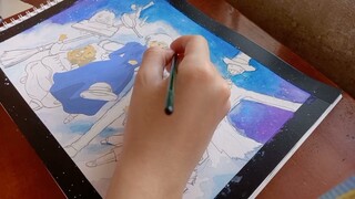 Vẽ Studio Ghibli - Howl's Moving Castle ( Lâu đài di động )...Phần 1
