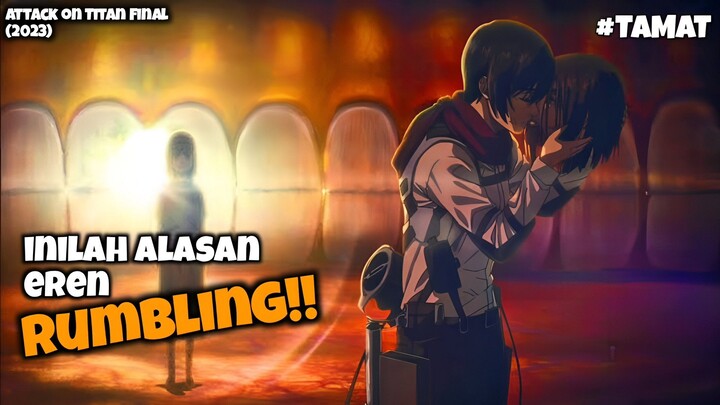 AKHIRNYA MIKASA MEMBUNUH EREN DENGAN TENANG!! Alur Attack on Titan Final