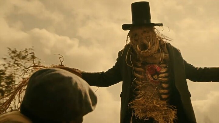 When the old man sewed his wife’s keepsakes into the scarecrow’s heart, the scarecrow suddenly came 
