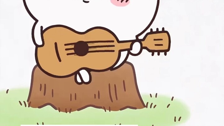 chiikawa Shandong Xiaoba เล่นและร้องเพลง "Talking to Himself"