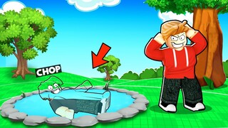 ROBLOX CHOP AND FROSTY PLAY HIDE AND SEEK IN POND CHALLENGE