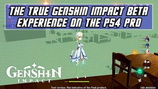 The True Genshin Impact Beta Experience on PS4 PRO