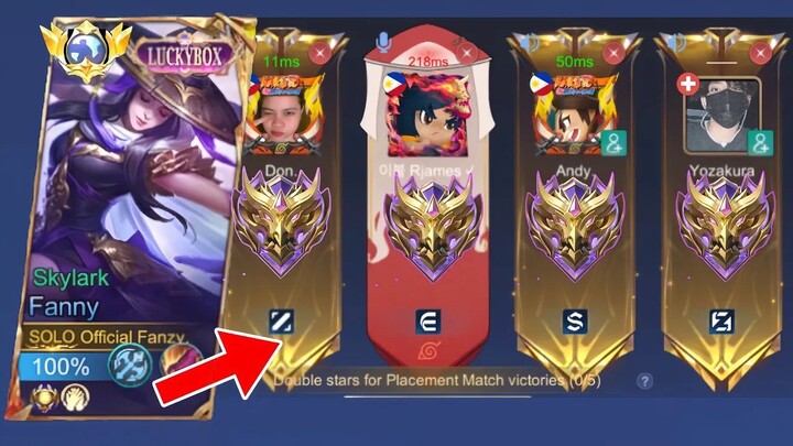 I JOINED HIGH RANK FRIENDS AND THIS IS WHAT HAPPENED FANNY GAMEPLAY - MLBB
