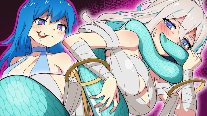 [Delicious] Bondage play? Basilisk vs. a beautiful girl who hates snakes! Try your best to avoid Fla