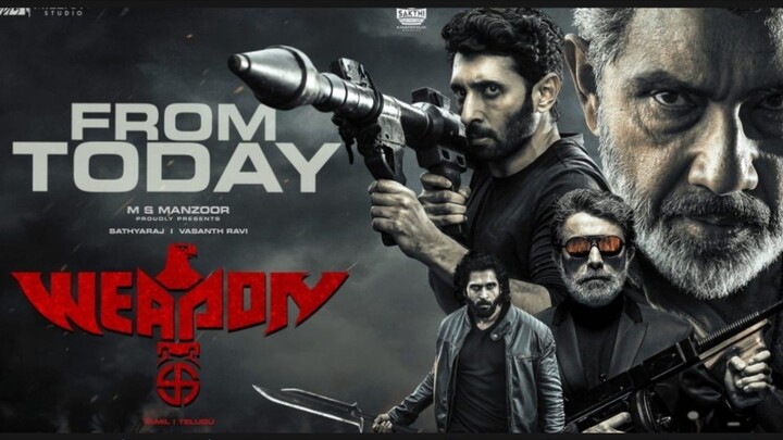 Weapon (2024) | Tamil movie | Sathyaraj | Vasanth Ravi