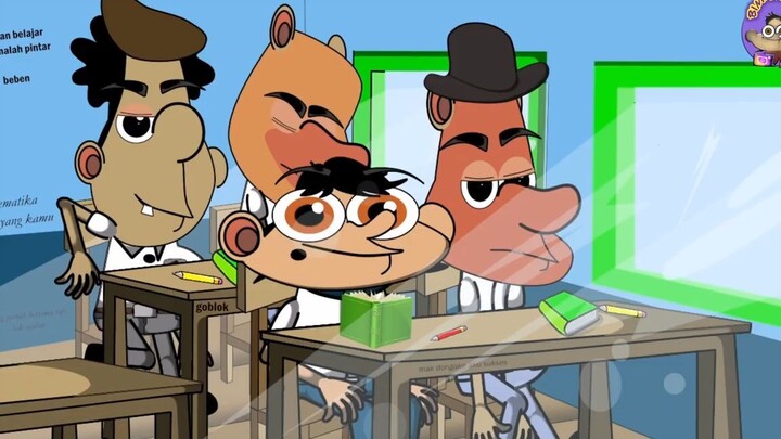 animasi spesial kartun lucu Bimantolok guruku ngakak - meme guru lucu bikin ngak