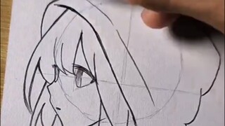 Menggambar Cewe Anime
