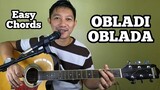 OBLADI OBLADA EASY GUITAR TUTORIAL FOR BEGINNERS