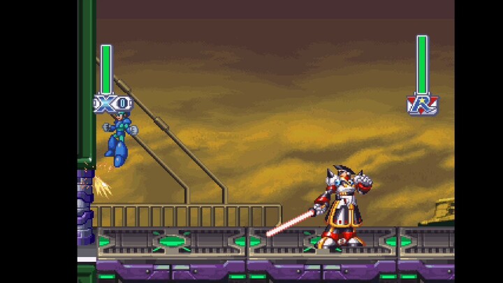 Megaman X4    X vs Colonel part 2