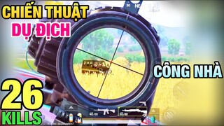 [PUBG Mobile] Thủ Ở Nhà Dụ Địch Tới | Nguyên Team Chết Khi Công Nhà Ta Caz | T98
