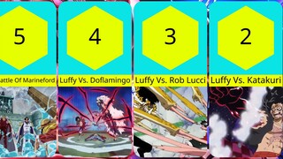 Peringkat 15 Pertarungan Monkey D Luffy Terhebat Di One Piece