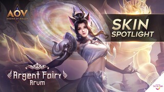 Arum Argent Fairy Skin Spotlight - Garena AOV (Arena of Valor)