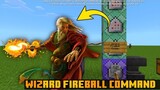 How to get a Wizard FireBall Power 🔥 in Minecraft using Command Blocks