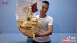 One piece : Quy trình làm ra mô hình tàu Thousand Sunny đẹp lung linh của fan China