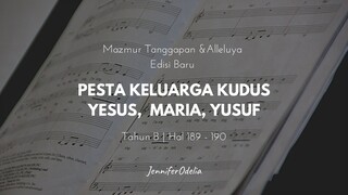 Mazmur Tanggapan & Alleluya Edisi Baru Pesta Keluarga Kudus Tahun B - JenniferOdelia
