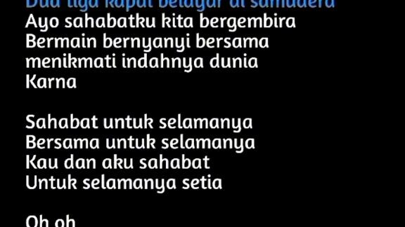 lagu sahabat selamanya