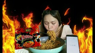 KOREAN FIRE NOODLE CHALLENGE MUNTIK NAKONG SUMUKA