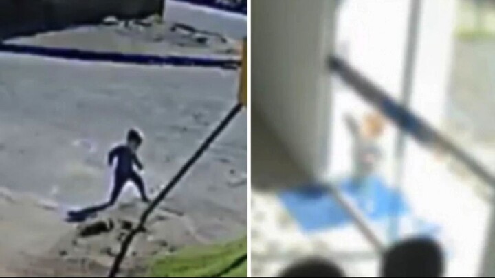 Bebê de 1 ano sai de creche e vai sozinho até a mãe