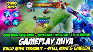 GAMEPLAY MIYA | CARA MAIN MIYA INSPIRE ❗ TIPS MIYA GOLD LANE ❗ BUILD MIYA TERSAKIT + TUTORIAL MIYA