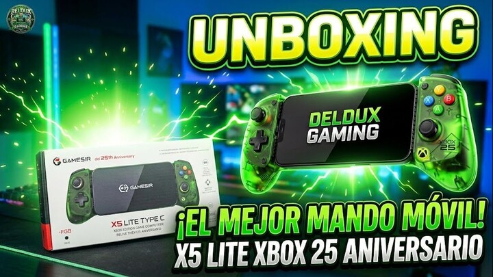 Unboxing GameSir X5 Lite Xbox 25 Aniversario 🎮