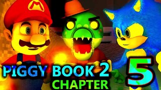 PIGGY BOOK 2 CHAPTER 5 vs SONIC & BALDI! ROBLOX RTX CHALLENGE Minecraft Animation Story