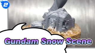 [Gundam] Snow Scene Ruins| HG Yuanzu Gundam| Scene| Model_2