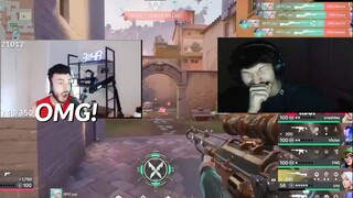 Valorant Pros/Streamers React to Unbelievable Plays