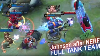 Johnson Nerf with FULL TANK TEAM