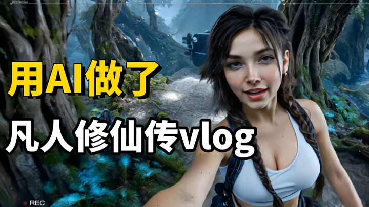 【保姆级教程】我用AI做了凡人修仙传vlog，手把手教学，带你轻松入门！！
