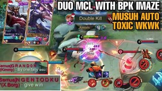 FANNY MODE TOURNAMENT! DUO MCL WITH BPK MUSUH AUTO TOXIC KWKW!!