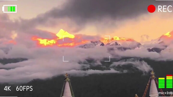“Those who see the golden sun on the mountain will be lucky all year long! Share this with your best