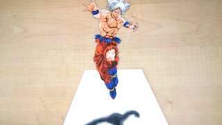 การวาด 3D GOKU Mastered Ultra Instinct