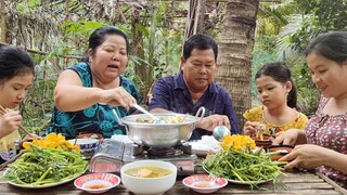 Ngon Đậm Đà với Nồi Lẩu Gà Ngó Sen Ăn Mừng Ba Khỏe Lại | TKQ & Family T836