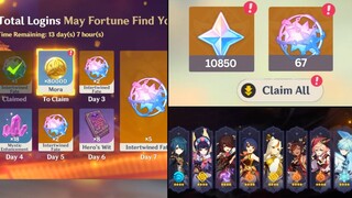 GREAT NEWS FOR F2P PLAYERS! 4.4 PRIMOGEMS Count & FREE 4 Star Selector - Genshin Impact