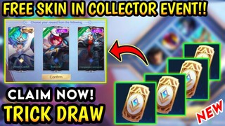 TRICK TO GET FREE SKIN!! HARLEY DREAM CASTER COLLECTOR SKIN EVENT IN MOBILE LEGENDS